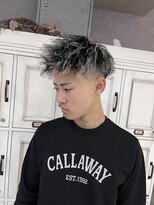 ヘアーラボ アッシュ(Hair Labo ASH) ツイストスパイラル×ホワイトメッシュ