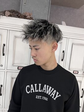 ヘアーラボ アッシュ(Hair Labo ASH) ツイストスパイラル×ホワイトメッシュ