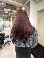 シェノン(Chainon.)&nbsp;チェリーレッド　レッドカラー　ダブルカラー　博多