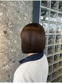 切りっぱなしボブ