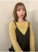 【山本】ハイベージュ×ナチュラルレイヤー