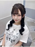 サイドあみこみヘア *りあん*