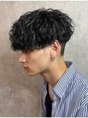 マッシュ/スパイラルパーマ/メンズ/ツイスパ/波巻きパーマ