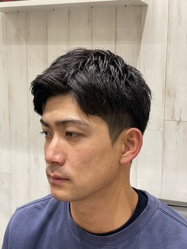 ヨシザワインク プレミアム 横浜 桜木町店(YOSHIZAWA Inc. PREMIUM) 刈り上げツーブロアップバング