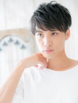 ダンディ館アダム 戸頭店&nbsp;20代30代前髪パーマアースカラー大人かっこいいマッシュF戸頭