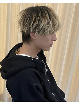 バレイヤージュ×マッシュウルフ