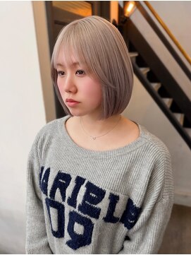 アメリ(AMELIE) 【山岡拓也】ヘーゼルベージュ×レイヤーボブ