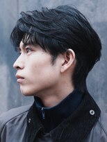 フィフス(fifth)&nbsp;メンズシースルーマッシュニュアンスパーマシャドウパーマテテ風