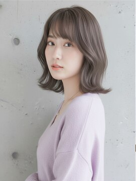 ニューヨークニューヨーク 南草津店(NYNY) ダークグレージュｘ毛流れレイヤー