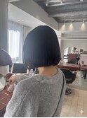 <ゲスト>黒髪と相性◎コンパクトなボブ
