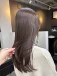 ★ブリーチなしチョコレートカラーラベンダーグレージュ春カラー