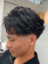 ナム 錦糸町(NAM)&nbsp;MEN’S/リバースセンターパート/ニュアンスパーマ/錦糸町
