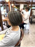 オリーブカラーハイライト