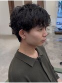 メンズパーマシャドウパーマクリームパーマルーズパーマ渋谷