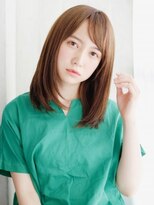 ナル 白山神社参道通り店(nalu)&nbsp;ツヤ感ナチュラルストレートスタイル