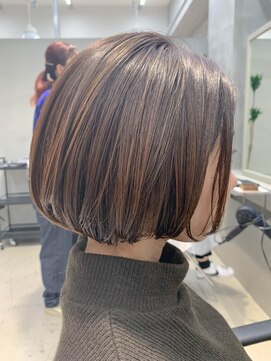 テトヘアー(teto hair) エアリーボブ、フレンチボブ、大人かわいい、ハイライト