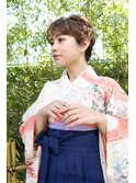 卒業式　袴着付けヘアセット
