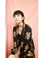 リマーシュ(RE.MARSH)&nbsp;ワイドバングの黒髪ロング