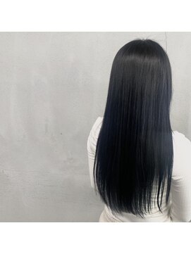 タグ(#tag) #艶髪ブルーブラック