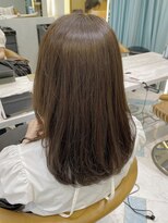 ロンドプランタン 恵比寿(Lond Printemps) 【佐野】毛先パーマ小顔重めミディアムヘア色気　似合わせカット