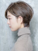 ジーナ セントラル銀座(Zina)&nbsp;セシルカットフリンジウェーブ×大人かわいい前髪ココアブラウン