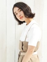 エルロンバイマフェ(AILERON by mahae) 10代・20代×黒髪アッシュ×ステップボーンカット×ボブショート