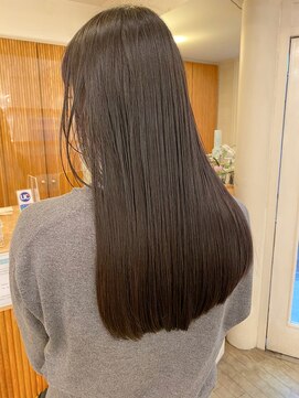 モリオ フロム ロンドン 大宮2号店(morio from London) 【なかじま ひびき】酸熱トリートメント×上品黒髪ロング