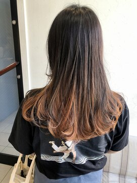 ペネロープ(Penelope) ［新宿］インナーカラー/オレンジ系/ダブルカラー　担当　夕島