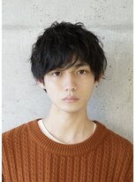 ゼンコー アオヤマ(ZENKO Aoyama)&nbsp;黒髪×マッシュ×無造作パーマ[表参道/青山/原宿/渋谷]