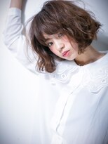 カバーヘア ブリス 川口(COVER HAIR bliss)&nbsp;大人かわいいインナーカラー小顔ふわふわボブv川口10代20代30代