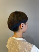 ブロッサム 東久留米店(Blossom)&nbsp;ツートンカラー/マロンブラウン/ブルー/ミストバング/マッシュ