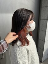 カミビト マヴィー(kamibito mavie)&nbsp;20代30代40代大人可愛いイヤリングカラー立体感ロブヘアー