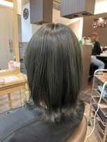 ベルプロッドバイアルター 千葉(bel. prod by aL-ter)&nbsp;【bel.高野】グレージュカラー/シルキーベージュ/斜めバング