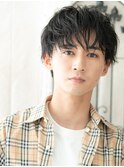 不揃いな毛束が生み出す万能シャギーマッシュヘアk札幌月寒