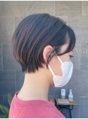 耳掛けタイトめレディスショート