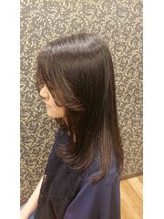 ふんわり内巻きストレート