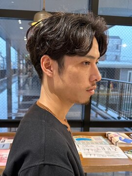 ファルファラ(farfara) 【farfara】メンズ/センターパート（問屋町テラス）平松　伸一