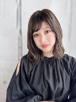 ヘアメイク ナル(hair make nalu)&nbsp;透け感韓国風エギョモリスタイル