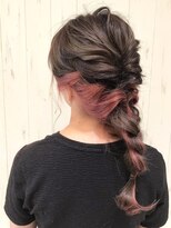 リコラックスビー 中百舌鳥(LICO LUXBE)&nbsp;編み下ろしアレンジ、インナーピンク