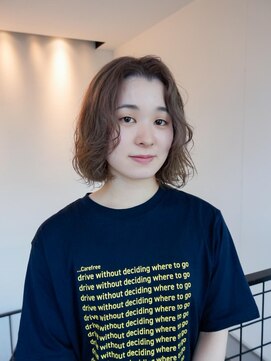 クオン 今泉(quon) 【RYUYA】パーマ風 layer bob