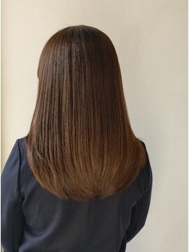 アトリエルッソ(atelier russo) 【髪質改善カラー】ツヤ髪ブラウンカラー