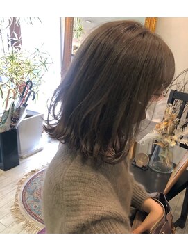 マイ ヘア デザイン 岡崎(MY hair design) 切りっぱなしボブ/エアリーロング/美髪/ピンクブラウン/岡崎