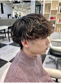 外国人風パーマ/マッシュ/刈り上げ
