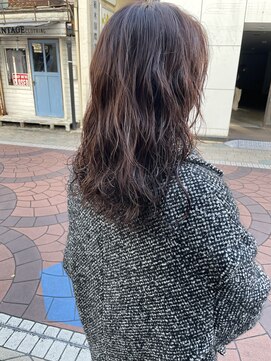 ルポ(rupo) ミディアムレイヤー×パーマ