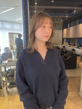 コワファースト 大分(COIFF1RST) ブリーチなし！ミルクティーベージュ