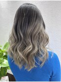 バレイヤージュ/外国人風/レイヤーカット/堺東/ケアブリーチ