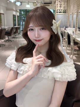 ネクストハラジュク(NEXT HARAJUKU) ブリーチなしダブルカラー&レイヤーカットくびれ巻き