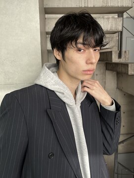 スクリーンギンザメゾン 銀座(SCREEN GINZA MAISON.) サーフカール/スパイキーショート/ブルーブラック