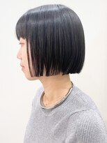 モリオフロムロンドン 松戸店(Morio from London)&nbsp;【モリオ松戸　石山】黒髪ストレートボブ切りっぱなしボブ20代