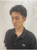 メンズカット/フェザーショート/眉カット